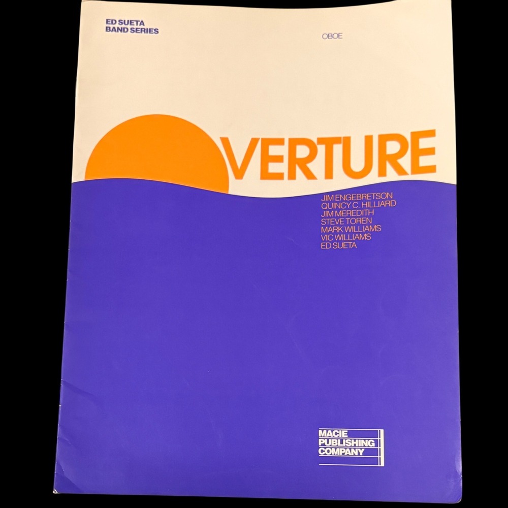 Ed Sueta Band Series Overture Oboe Sheet Music Macie Publishing 1989 0934151598